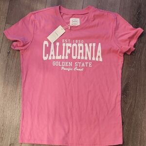 Pink California Graphic Tee